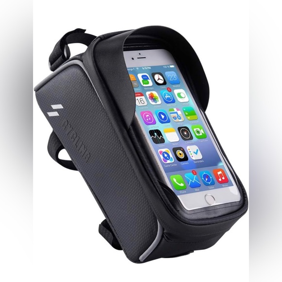 New Bike Front Frame Mount Bag Waterproof Bicycle Top Tube Cycling Phone Holder - Picture 2 of 9